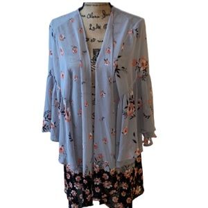 Stunning Torrid Floral Sheer Kimono - Torrid 1/2